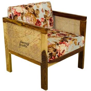 Lagos Single Seater Sofa WITH Bamboo Canning