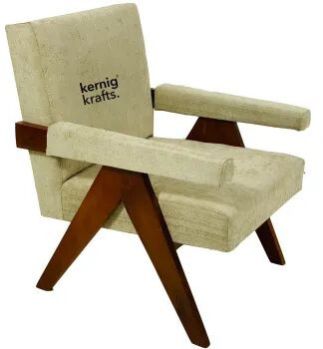 Teak Wood Pierre Janet Arm Rest Chair