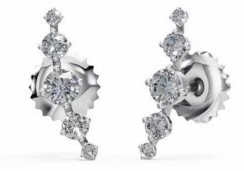 Women Stellar Path Lab-Grown Diamond Earrings