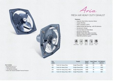 Fresh Air Heavy Duty Exhaust Fan