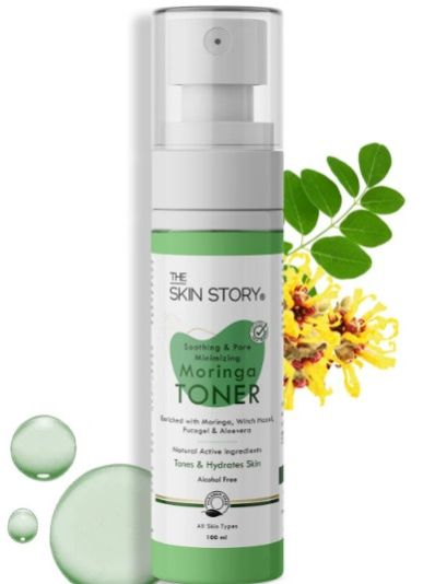 Soothing & Pore Minimizing Moringa Toner | Hydrates Skin