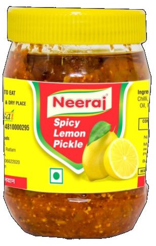 Spices Spicy Lemon Pickle, Packaging Type : Jar