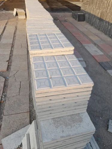 Grey Concrete Parking Tile