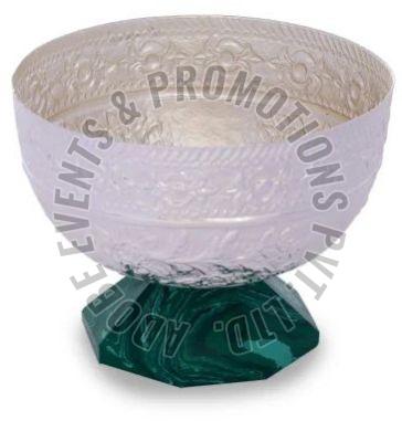10 Inch Silver Plated Brass Bowl