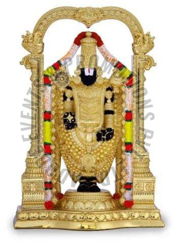 Gold Plated Balaji Statue