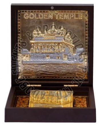 Gold Plated Golden Temple Prayer Box