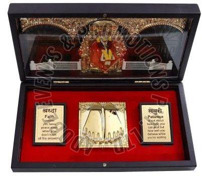 Gold Plated Sai Baba Charan Paduka