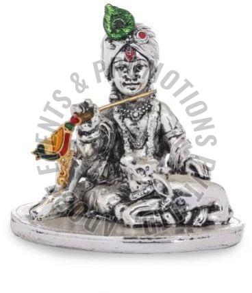Resin Silver Plated Bal Gopal Statue, Packaging Type : Box