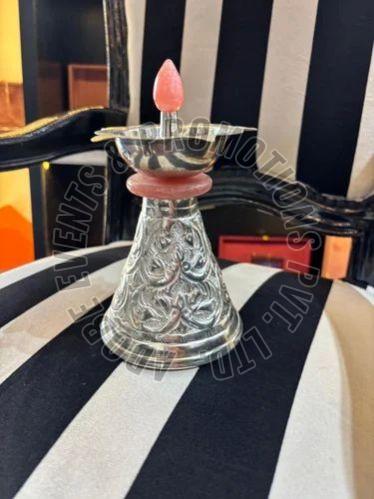 Silver Plated Diya Samai
