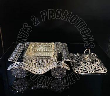 Metal Silver Plated Dry Fruit Rath