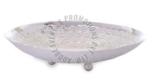 Silver Plated Oval Bowl