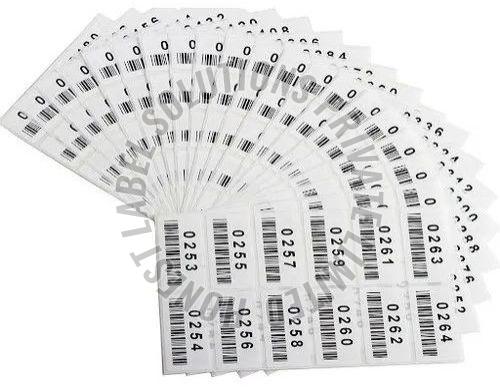 Paper 1 Inch Barcode Label Stickers