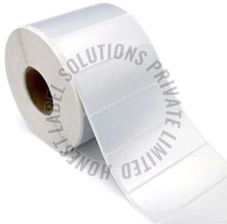 Glossy Polyester Self Adhesive Labels, Color : White
