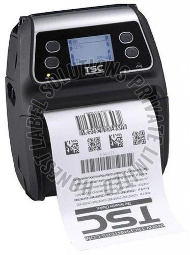 Automatic TSC Alpha 4L Portable Barcode Printer, Color : Black