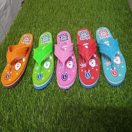 Kids Printed Rubber Slipper 4 Inch for Casual Wear