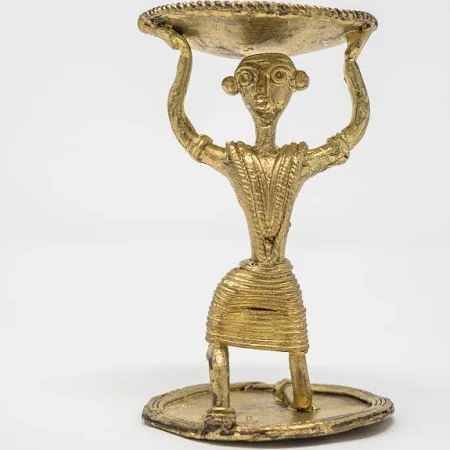 Brass Antique Tea Light Candle Holder