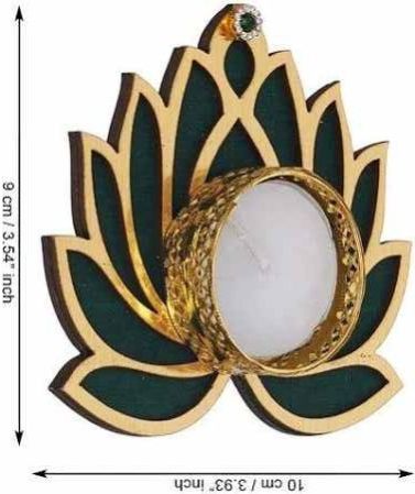 Lotus Shape Tea Light Candle Holder Set