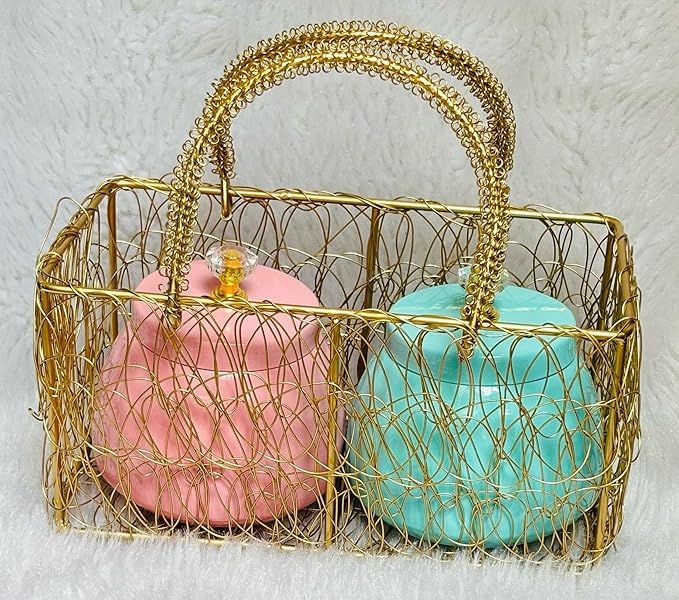 Metal Dry Fruit Container Jar Box Set