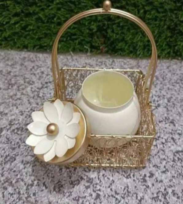 Metal Dry Fruit Container Set