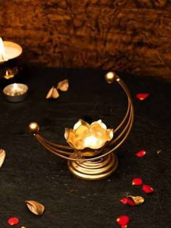 Moon Tea Light Candle Holders