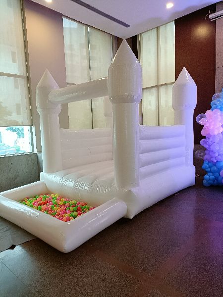 White Bouncy on Rent