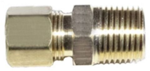 Brass Compression X Male Pipe Coupling, Color : Golden