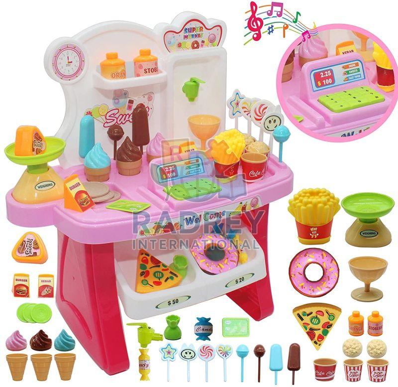 Pretend Play Mini Supermarket Toy Set