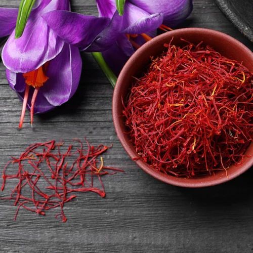 Mongra Premium Kashmiri Saffron, Color : Deep Red, Form : Thread