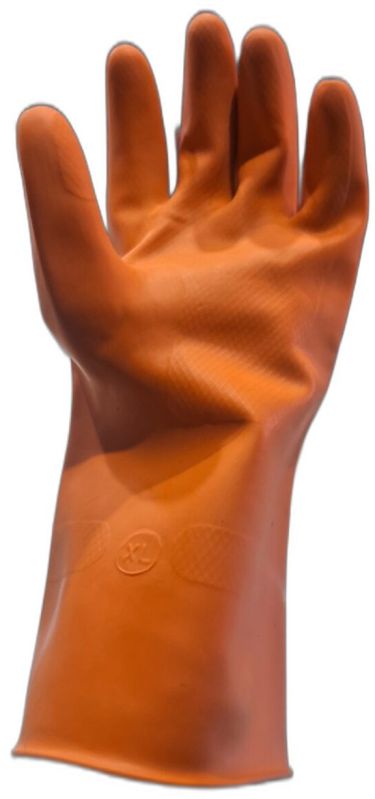 Premium Orange Latex Hand Gloves