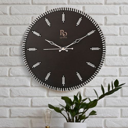 Black Tide Grand Tripple-Line Tarkashi Silent Drift Wall Clock