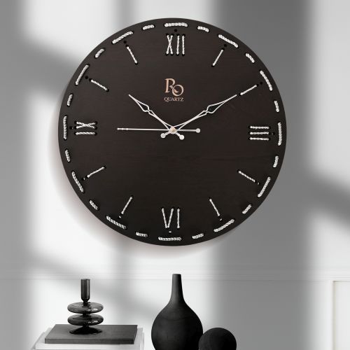 Silent Handcrafted Mariner'S Knot Wall Clock
