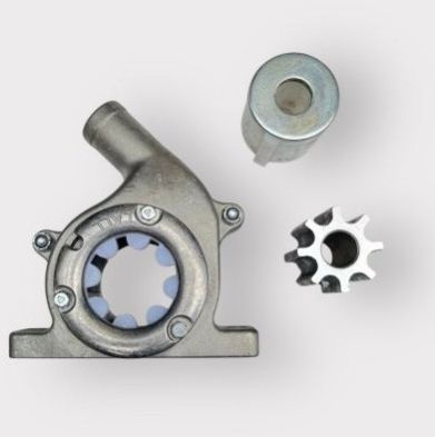 2 Hole Aluminium Bend Model Fertilizer Seed Drill Feeder Assembly Pistoli