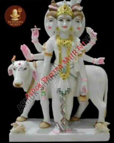 Marble Gau Gopal Statue