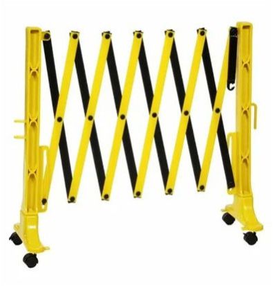 Mild Steel Yellow Expandable Barrier