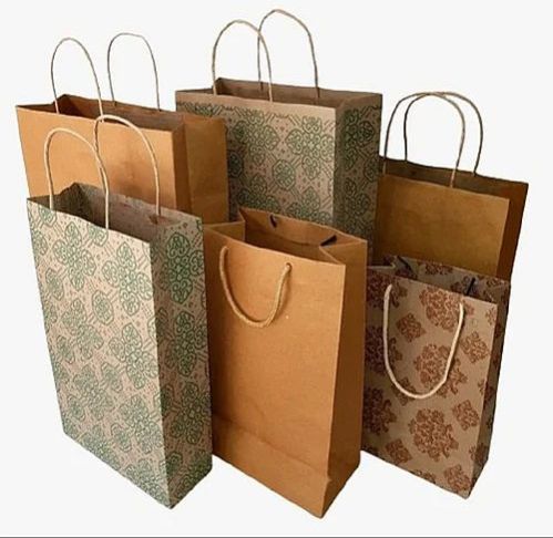 Printed Kraft Paper Carry Bag