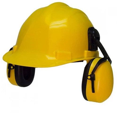 Safety Helmet With Ear Muffs