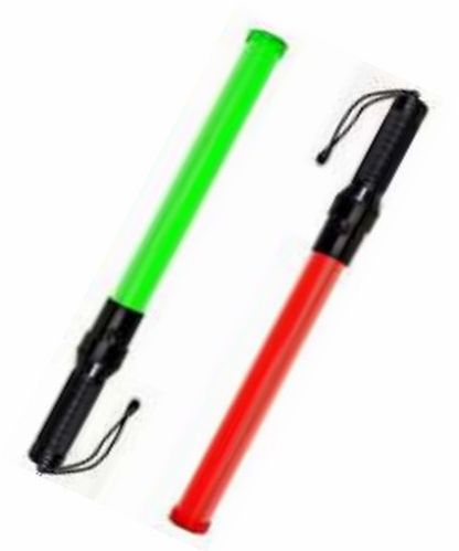 Plastic Traffic Control Safety Flashing LED Baton, Length : 12 Inches