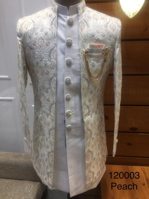 Mens Designer Indo Western Sherwani Set
