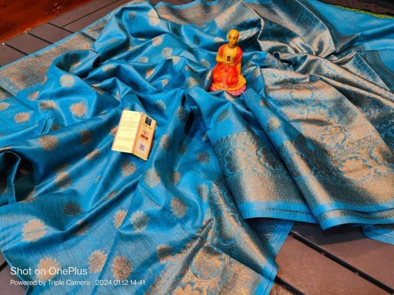 Royal Bronze Banarasi Silk Saree