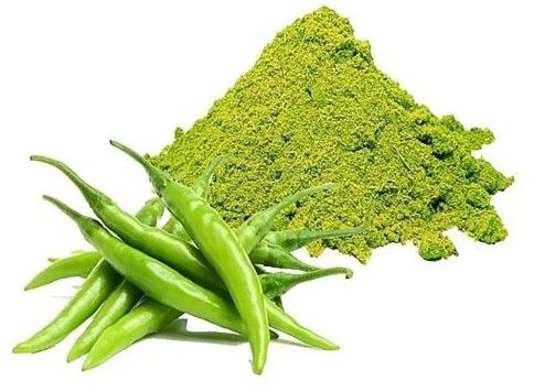 Dehydrated Green Chilli Powder