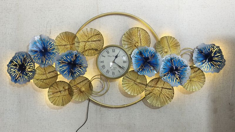 Handmade Decorative Metal Wall Clock