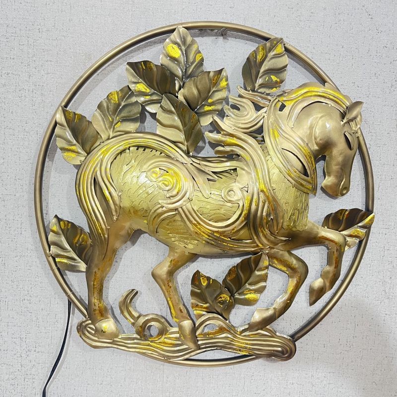 Handmade Unique Horse Metal Wall Decor