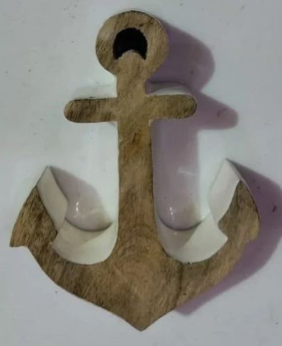 Teak Wood Carving Anchor