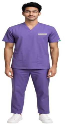 Plain 4 Pocket Men Medical Scrub Suits Multi Sizes, Gender : Male