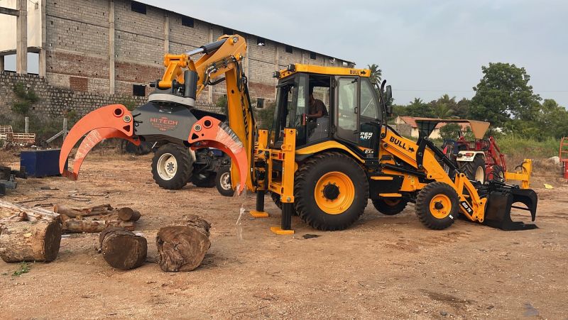 Wood Log Grabber Attachment