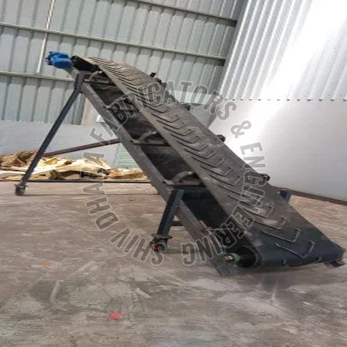 Semi Automatic Electric Rubber Trough Belt Conveyor System