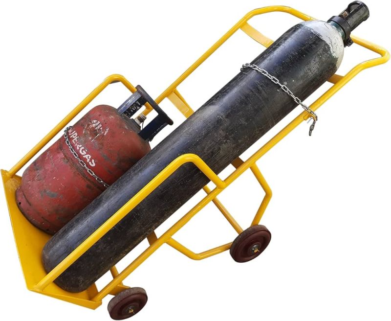 Oxygen/LPG Double Cylinder Trolley