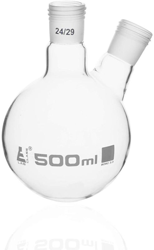 Round Bottom Distillation Flask With 2 Necks 500ml