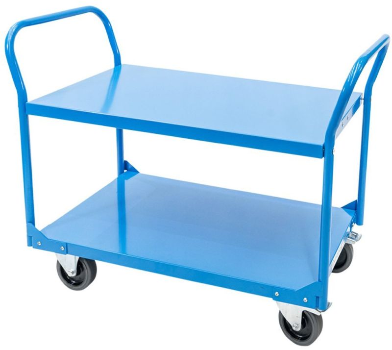 Two Shelves Mild Steel Trolley