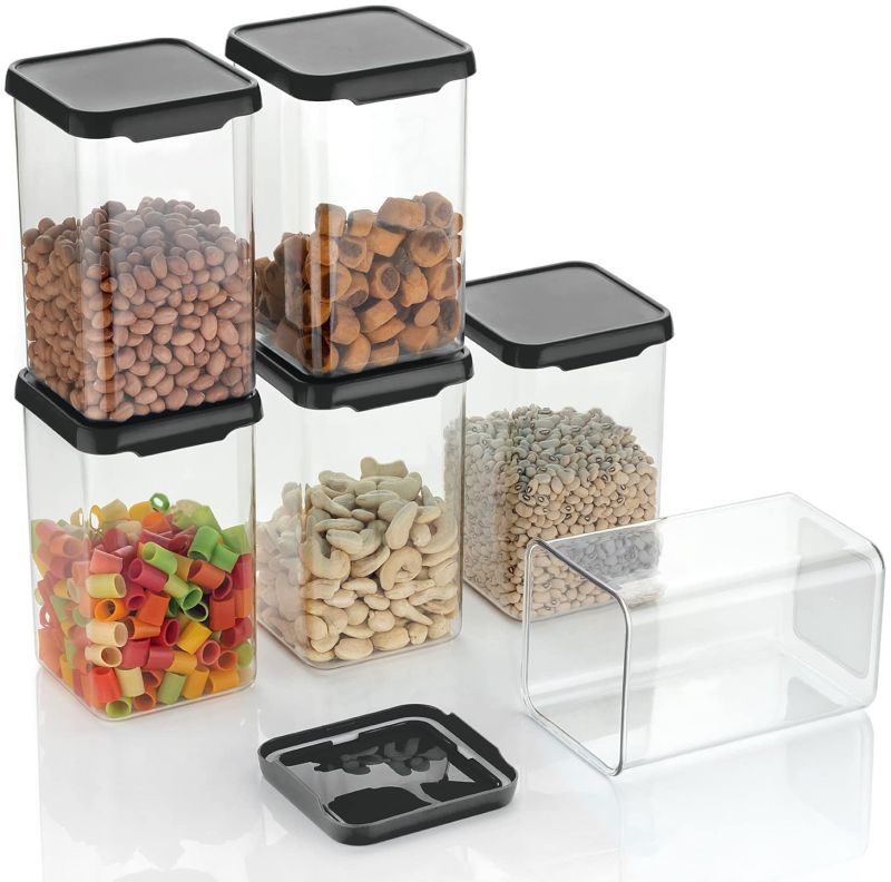 Airtight Transparent Square Plastic Container